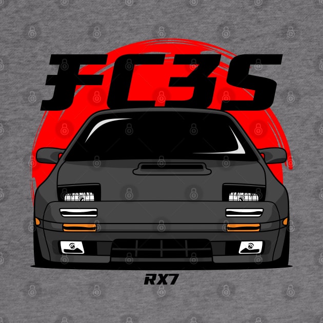 Black FC RX 7 by GoldenTuners
